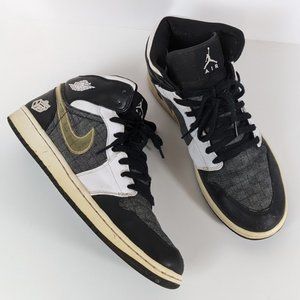 Air Jordan 1 Retro Father's Day Black White Mid Top